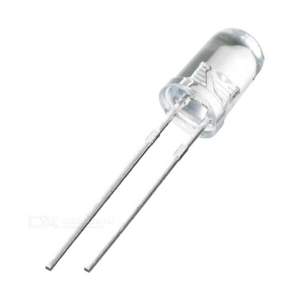 White 5mm LED – Bright, Reliable, and Blinky! 💡