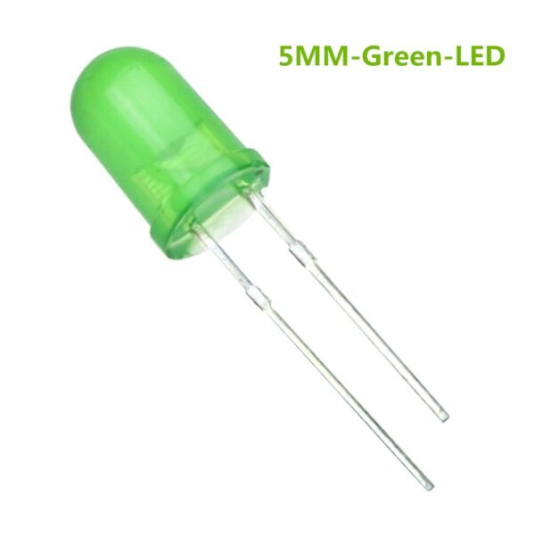 Green 5mm LED – Bright, Reliable, and Blinky! 💡
