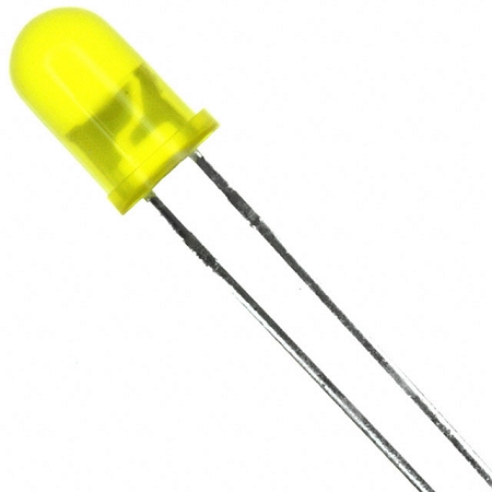 Yellow 5mm LED – Bright, Reliable, and Blinky! 💡