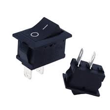 2-Pin SPDT Boat Rocker Switch – 6A 250V